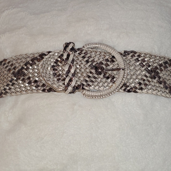 WHBM Metallic Woven Belt main image 4